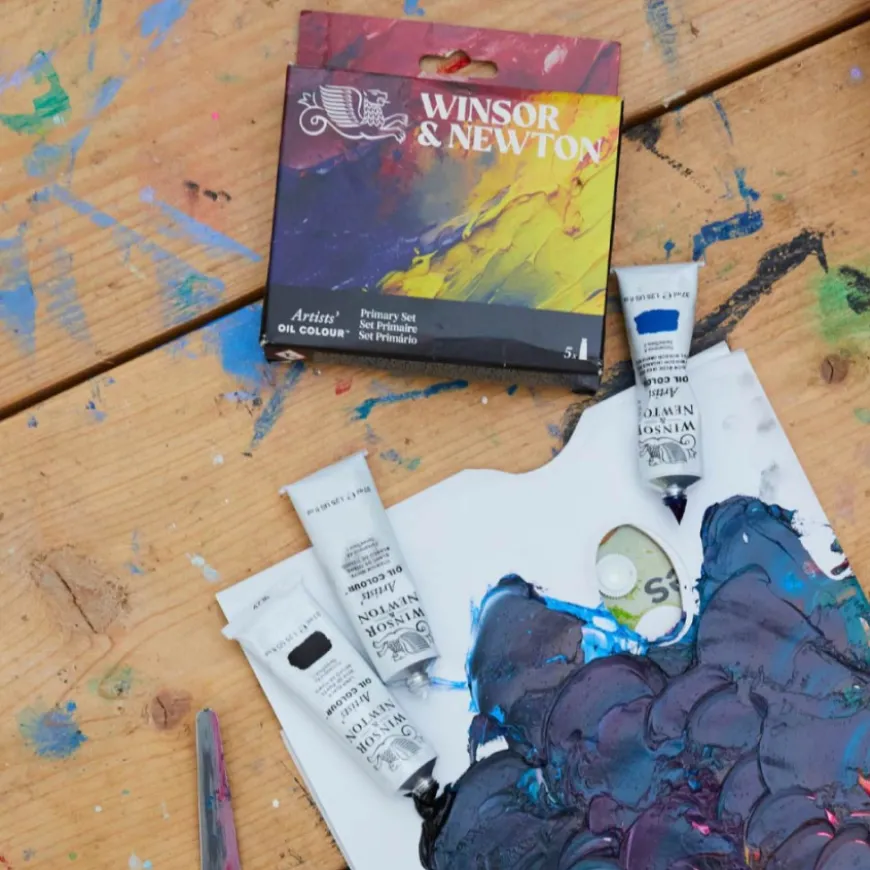Conjunto Óleo Artist Cores Primárias Winsor & Newton
