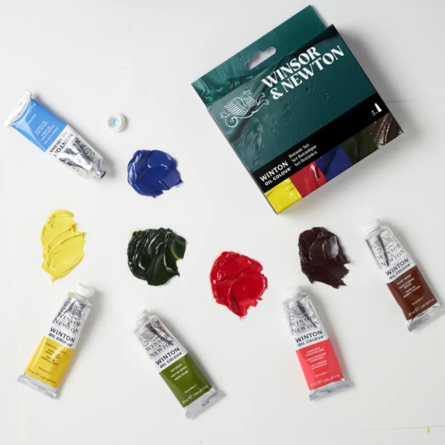 Conjunto Óleo Winton Botânicas Winsor&Newton