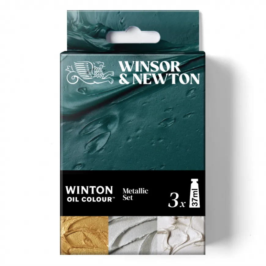 Conjunto Óleo Winton Metálicas Winsor&Newton