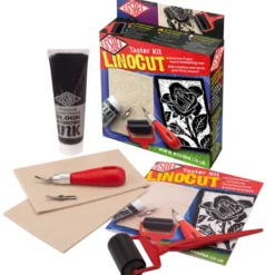 Conjunto Linocut Iniciação ao Linoleo Essdee