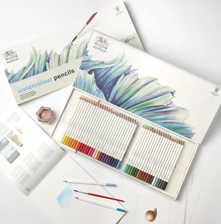 Conjunto Lápis Aguareláveis Studio Collection Winsor & Newton