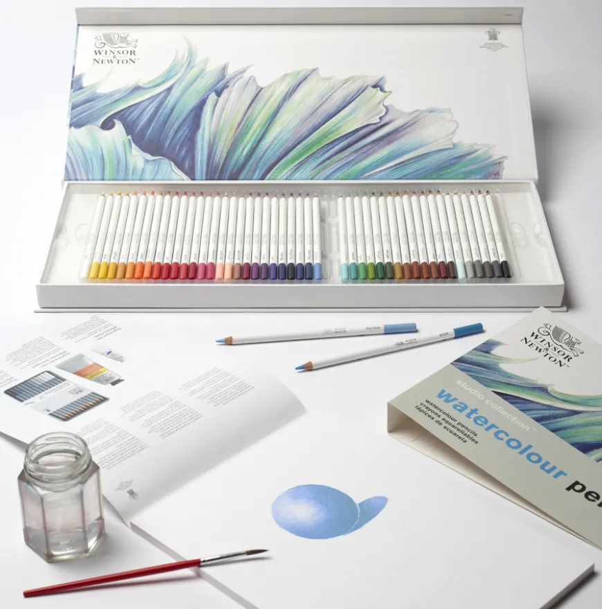 Conjunto Lápis Aguareláveis Studio Collection Winsor & Newton