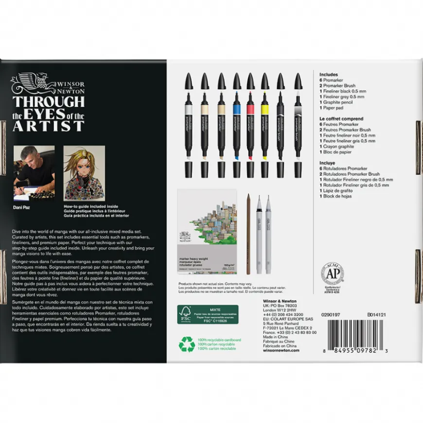 Conjunto Manga Graphic Art Winsor & Newton