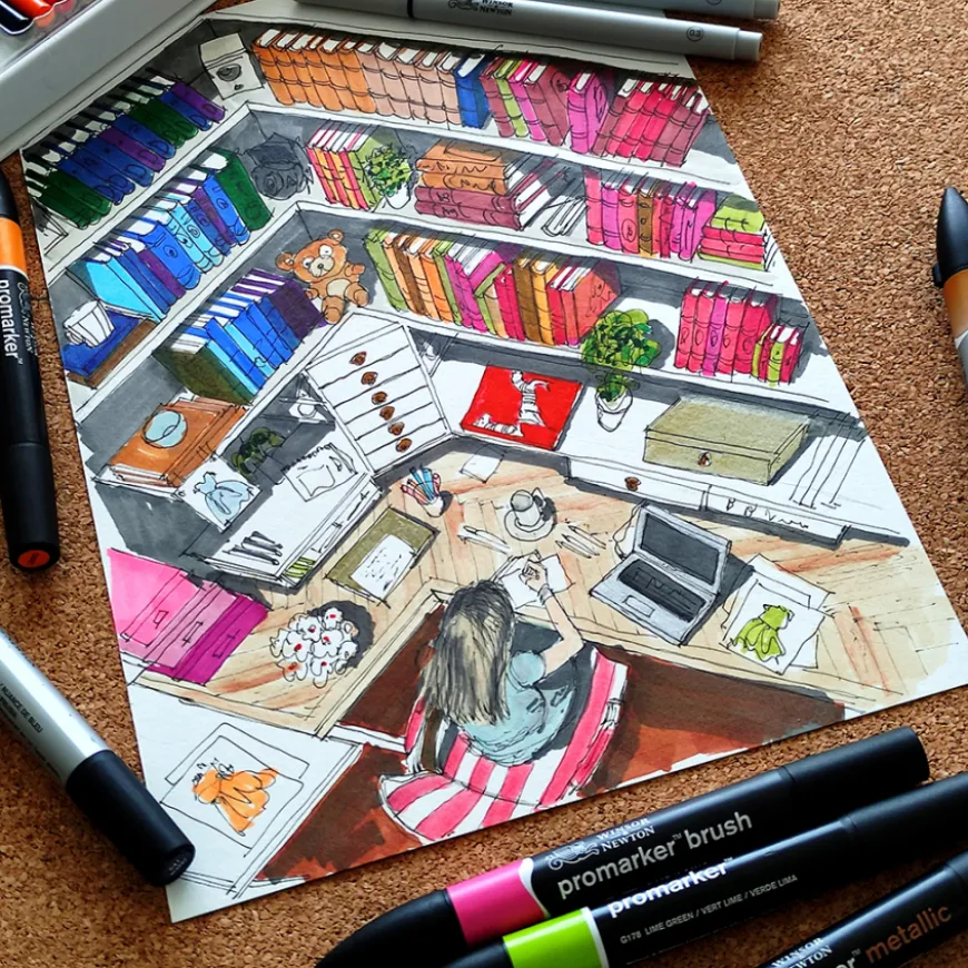 Conjunto Manga Graphic Art Winsor & Newton
