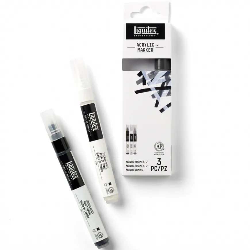 Conjunto Marcadores Acrílicos Liquitex - Cores Monocromáticas