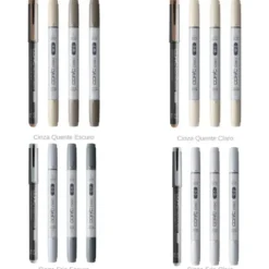 Conjunto Marcadores Cinza Copic Ciao