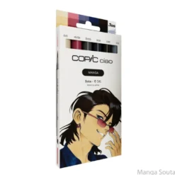 Conjunto 6 Marcadores Copic Manga