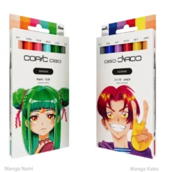 Conjunto 6 Marcadores Copic Manga