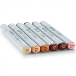 Conjunto Marcadores Copic Sketch Theme - Tons de Pele