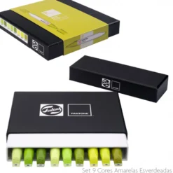 Conjunto Marcadores Cores Amarelas Pantone Talens