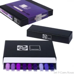 Conjunto Marcadores Cores Azuis Pantone Talens