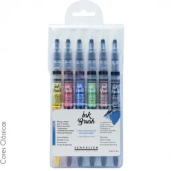 Conjunto Marcadores Ink Brush Sennelier