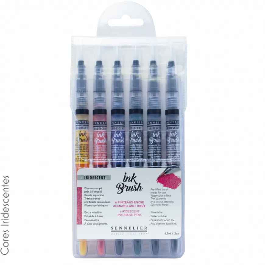 Conjunto Marcadores Ink Brush Sennelier