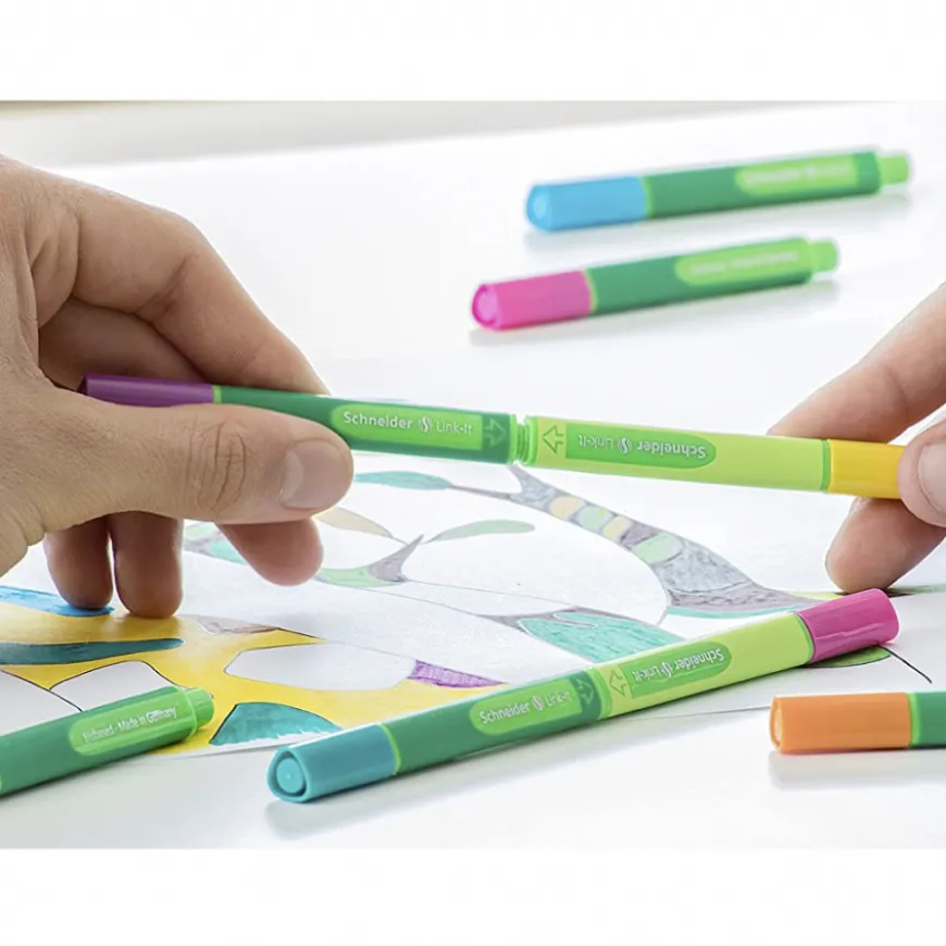 Conjunto Marcadores Link-It 1mm Schneider