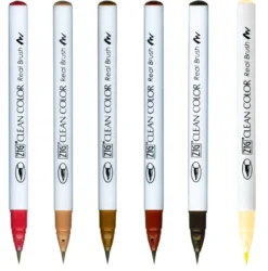 Conjunto Marcadores Pincel Clean Color Retrato ZIG