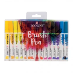 Conjunto 30 Marcadores Pincel Ecoline Talens