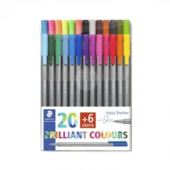 Conjunto Marcadores Triplus Fineliner Staedtler