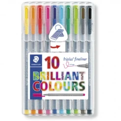 Conjunto Marcadores Triplus Fineliner Staedtler