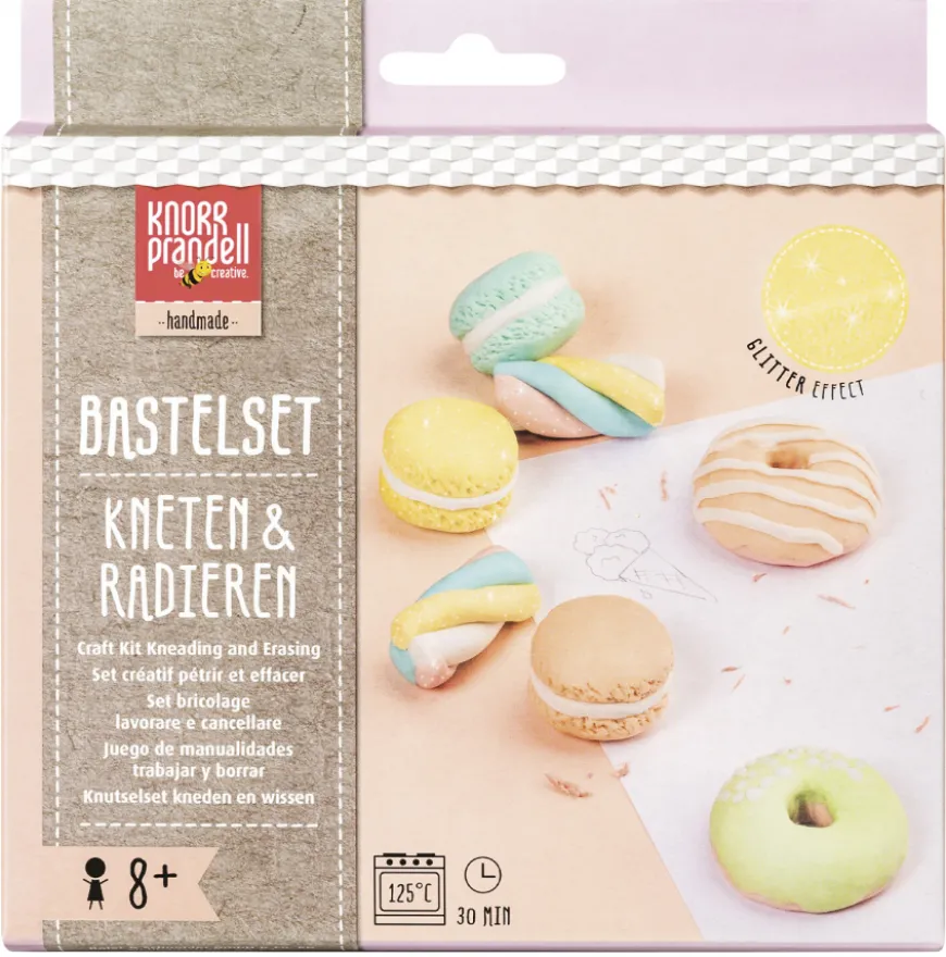 Conjunto Massa Modelar em Borracha Sugar Sweets Knorr Prandell
