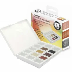 Conjunto Meias Pastilhas Aguarela Daniel Smith - Cores Terra