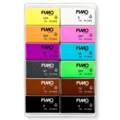 Conjunto Pasta Modelar Effect Neon Fimo