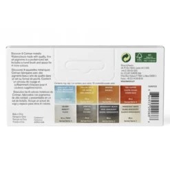 Conjunto Pastilhas Aguarela Metálicas Cotman Winsor & Newton