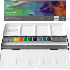 Conjunto Pastilhas Aguarela Profissional Revival Winsor & Newton