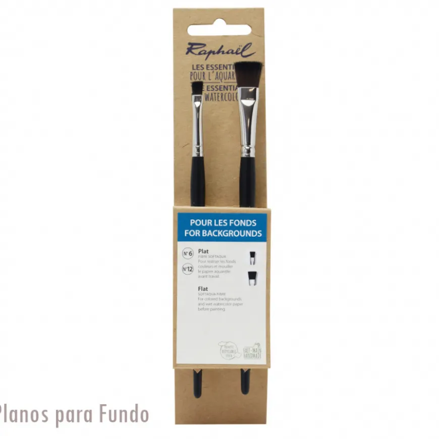 Conjunto 2 Pincéis Aguarela Raphaël