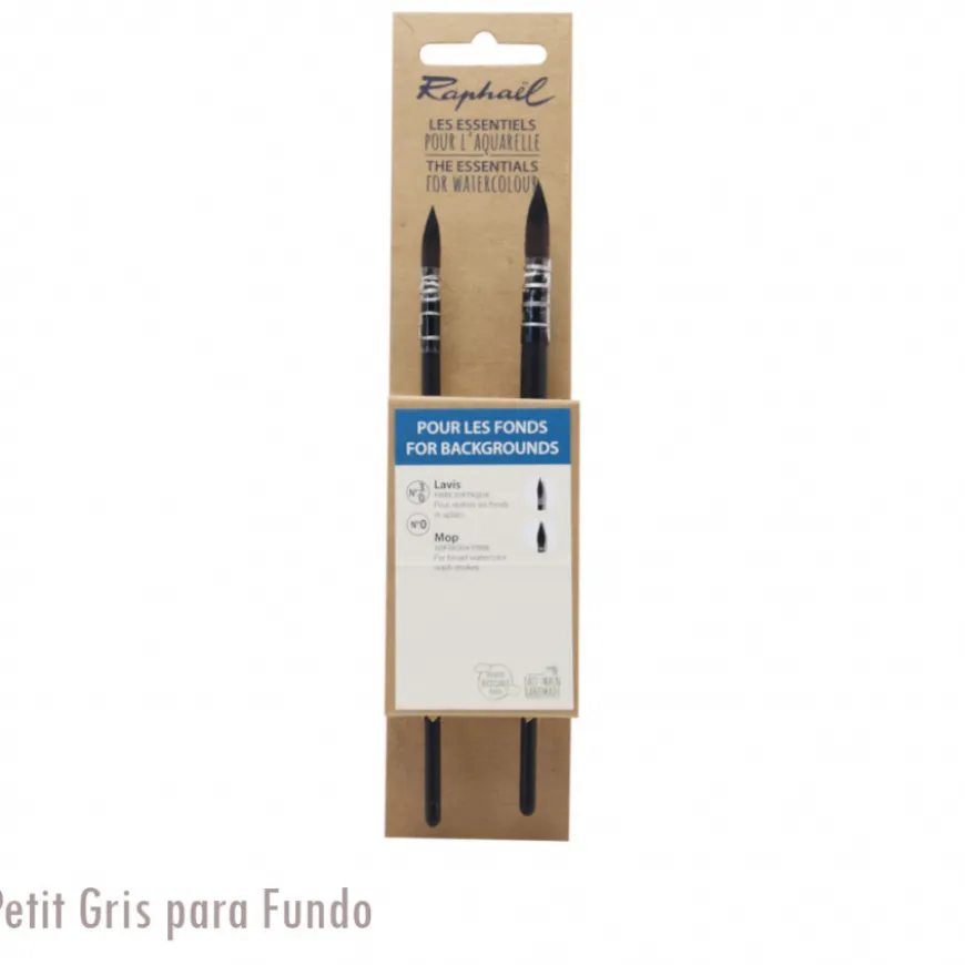 Conjunto 2 Pincéis Aguarela Raphaël