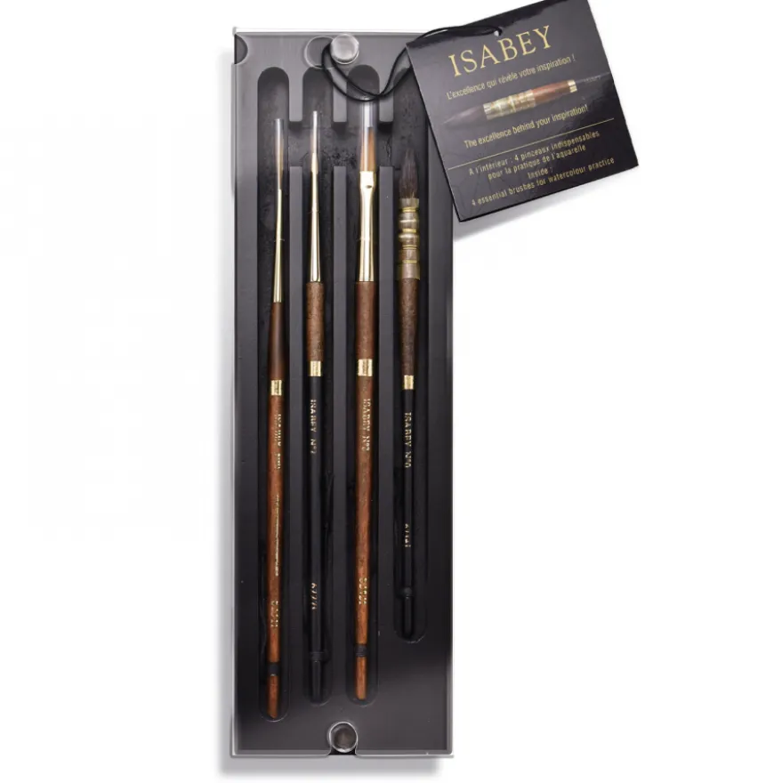 Conjunto 4 Pincéis Isabey