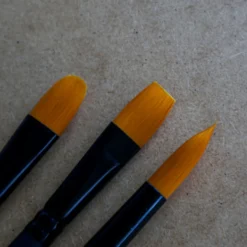 Conjunto 3 Pincéis para Acrílico e Óleo Inart