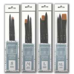 Conjunto 3 Pincéis para Aguarela Inart