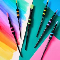 Conjunto Pincéis Soft Touch Black Faber-Castell