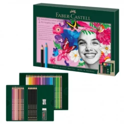 Conjunto Polychromos e Pitt Grafite Matt Faber Castell