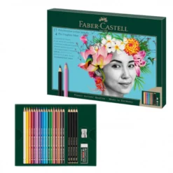 Conjunto Polychromos e Pitt Grafite Matt Faber Castell