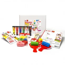 Conjunto Power Paint Pequeno Artista Kids Marabu