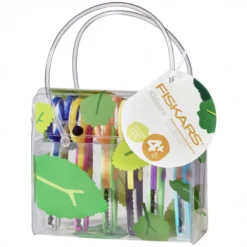 Conjunto Saco Tesouras Dentadas Kidzors Fiskars