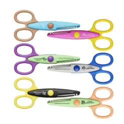 Conjunto Saco Tesouras Dentadas Kidzors Fiskars