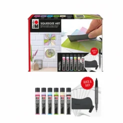Conjunto Squeegee Art Pastel Marabu