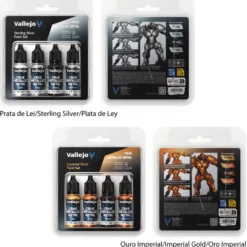 Conjuntos True Metallic Metal Vallejo