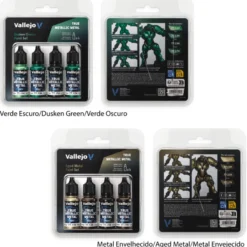 Conjuntos True Metallic Metal Vallejo