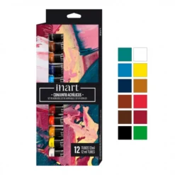 Conjunto Tinta Acrílica Inart