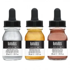 Conjunto Tinta Acrílica INK Liquitex - Cores Iridiscentes
