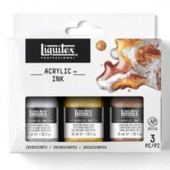 Conjunto Tinta Acrílica INK Liquitex - Cores Iridiscentes