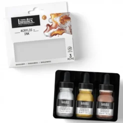 Conjunto Tinta Acrílica INK Liquitex - Cores Iridiscentes