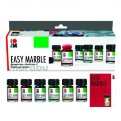 Conjunto Tinta Easy Marble Marabu