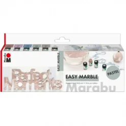 Conjunto Tinta Easy Marble Marabu
