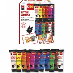 Conjunto Tintas Pequeno Artista Kids Marabu