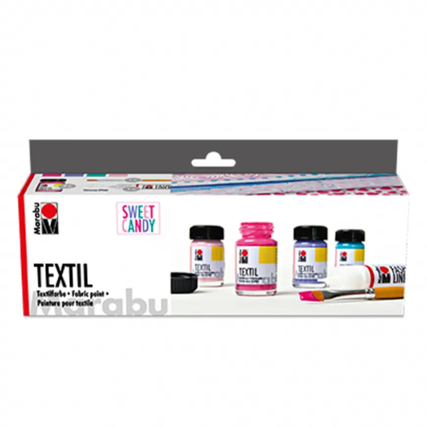 Conjunto Tinta Têxtil Marabu