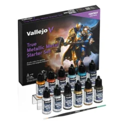 Conjunto True Metallic Metal Color Starter Vallejo